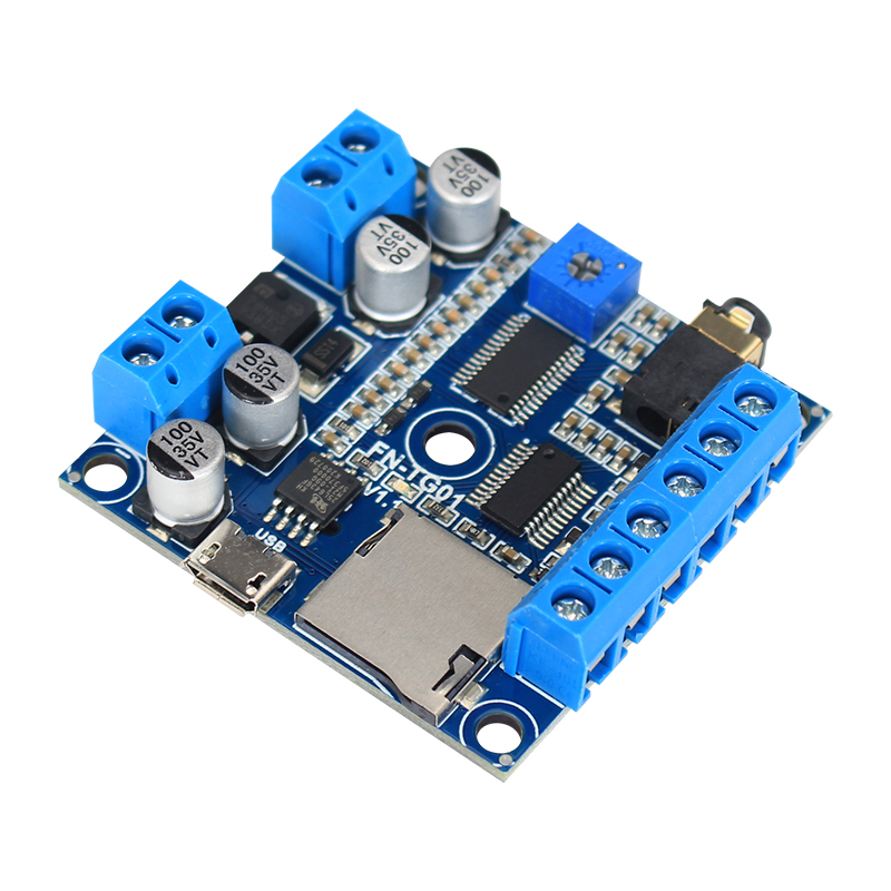 FN-TG01-TB Motion Sensor MP3 Player Module – 15W Amplifier, Load Out